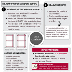 Lotus & Windoware Cordless, 2 Inch Faux Wood Blind, Window Blinds, Blinds & S…