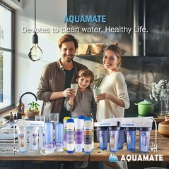 5 Stage RO DI resin reverse osmosis water filter system 50/75/100/150 GPD