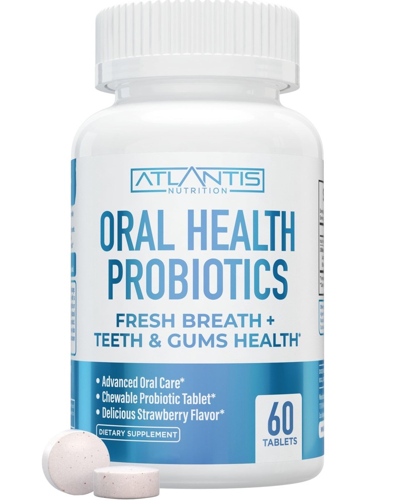 Chewable Probiotics for Dental Health – Gum Care, Bad Breath Treatment, 60
