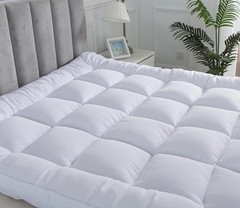 Extra Thick Mattress Topper 10cm/4 Inch Bounce Back Protectors Heavy Filling