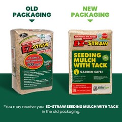 EZ Straw Seeding Mulch with Tack, 2.5 Cubic Feet (Pack of 1)