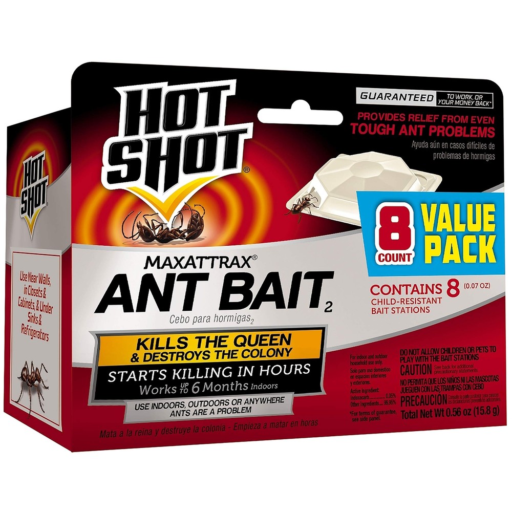 Ant Bait, Kills the Queen and Colony, Works for 6 months, Pack of 1, 8 Count