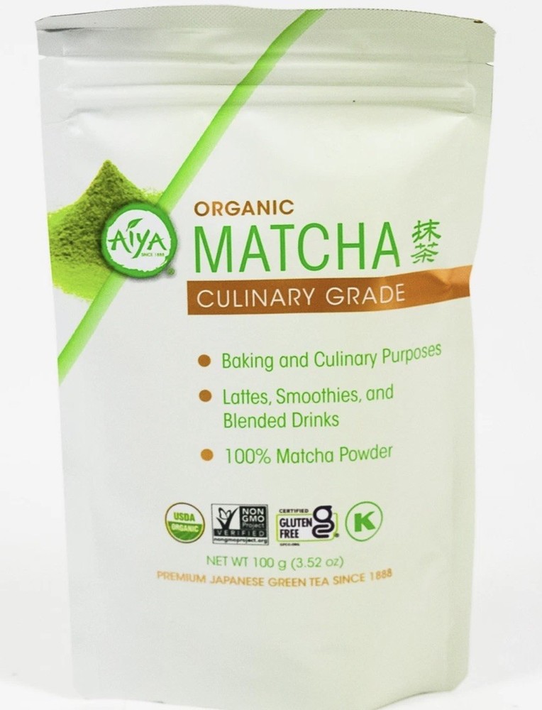 Aiya Organic MATCHA Culinary Grade 3.52oz 100g Green Tea Powder Japanese Japan