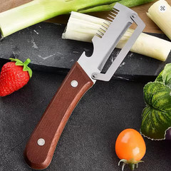 2 in 1 Durable Stainless Steel Peeler For Peeling Slicing Fruits Vegetables Peel