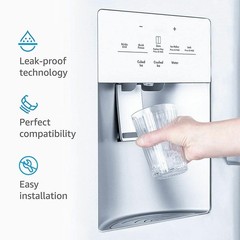 (2 Pack) Fit For GE XWF Refrigerator Water Filter Fits GE XWF (Not fit XWFE)