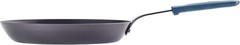 Carbon Steel 12-Inch Large Frying Pan with Silicone Grip, Naturally Non Stick