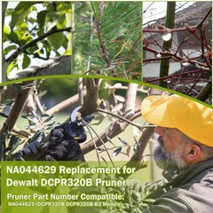 NA044629 Pruning Saw Blade Replacement for Dewalt Pruning Blades DCPR320B DCP…