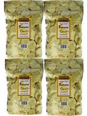4 Packs Trader Joe’s Freeze Dried Banana Slices Unsweetened 2.46 oz Each Pack