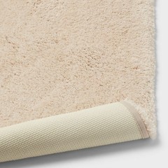 24″x40″ Spa Plush Bath Rug Almond – Threshold: Machine Washable,