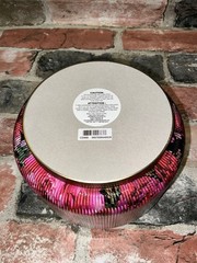 Bath & Body Works 4.25″ Covered in Roses Ribbed Glass Candle Holder Pedestal NIB