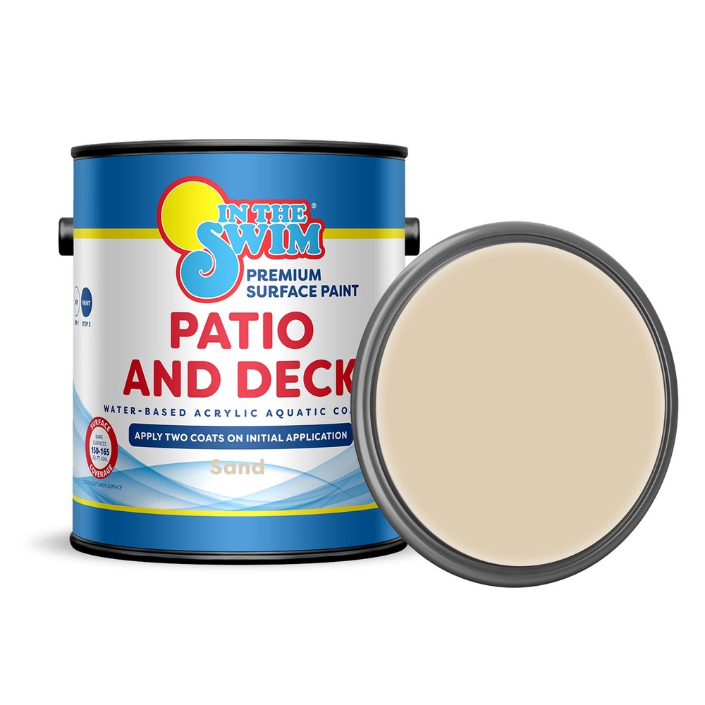 In The Swim Patio and Deck Paint – Water Based Acrylic Coating – For Sprayed,