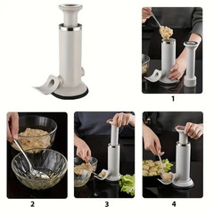 1.5L Stainless Steel Sausage Stuffer Manual Sausage Maker