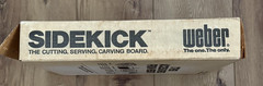 Vtg Weber Sidekick 1800 Maple Cutting Carving Board For 18.5″ or 22.5″ Kettle