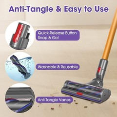 For DYSON V15 V11 High Torque Brush Head Replacement,Suction Control Anti-Tangle