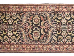 Agra Jaipur 3X12 Oriental Runner Rug Wool Hand-knotted Floral Hallway Carpet