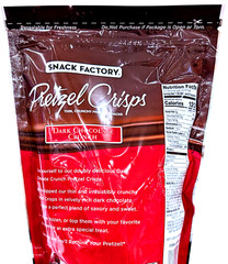 Snack Factory Dark Chocolate Crunch Pretzel Crisps 20 Oz EXP 04/2026