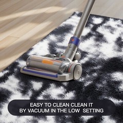 Large Non-Slip Fluffy Rug, Shaggy Plush Carpet for Living Room or Bedroom