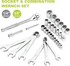 FASTPRO 198-Piece Household Tool Set,Home Repairing Tool Set with Toolbox, Green