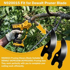 2Pk N920015 REPLACEMENT PRUNER BLADES For Dewalt 20V Max Cordless Pruning Shears