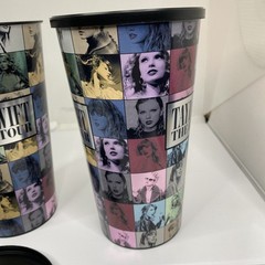 LOT OF 2-Taylor Swift THE ERAS TOUR Movie 32 oz Plastic Cups w/lids