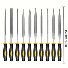 5Pcs Metal Needle File Set Small Hardened Carbon Steel File Mini Hand Metal Tool
