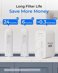 Waterdrop G5P500 Reverse Osmosis Water Filter, NSF/ANSI 372 Certified, 500GPD