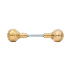 Solid Brass Pair of New York City Public School Door Knobs – 3 Finish Choices