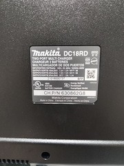 Makita DC18RD Dual Port 14.4-18V Rapid Battery Charger USB 2 BL1830 1840 1850