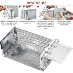 USA Mouse Trap Rat Trap Rodent Trap Live Catch Cages – Easy to Set Up and Reuse