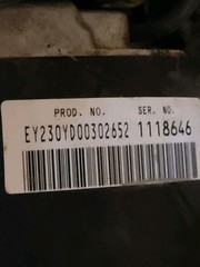6hp Wisconsin Robin EY23 Horizontal Shaft Engine, Runs But Needs Repairs
