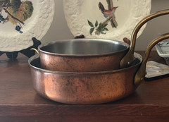 Vintage de Buyer Inocuivre 5-Piece Copper Cookware Set – Made in France