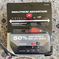 Milwaukee 48-11-1812 M18 RedLithium High Output HD 12.0 Battery Pack New Genuine