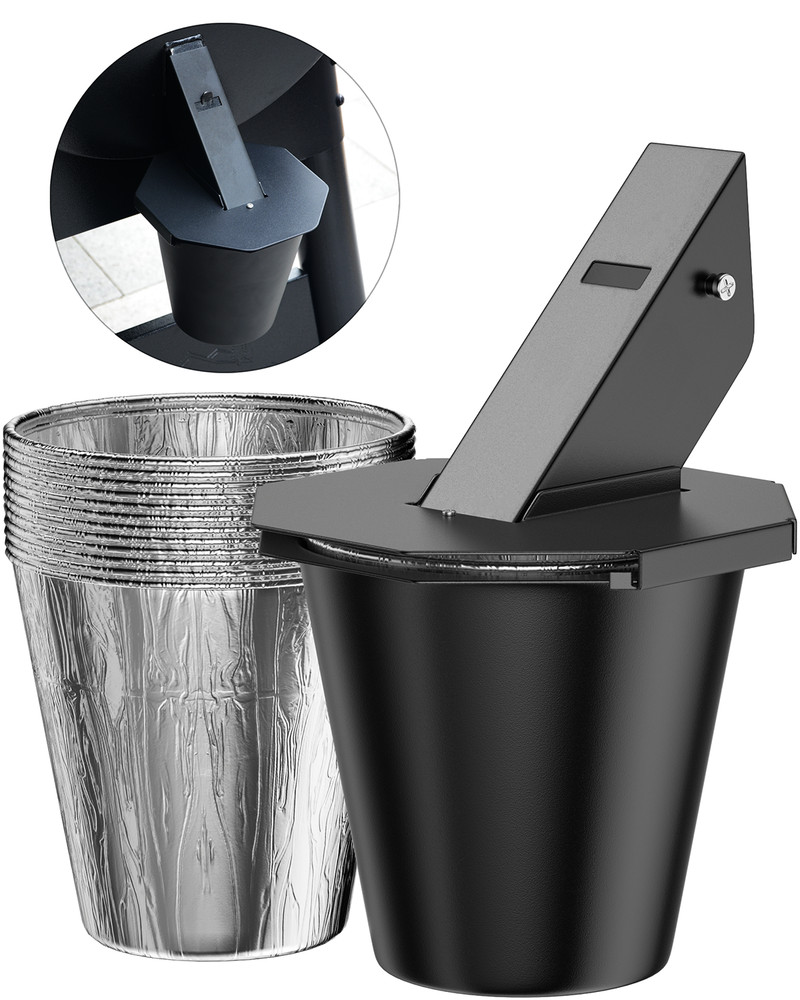 Upgraded Grease Bucket with Lid, Drip Bucket for Traeger, Pit Boss, Z Grills