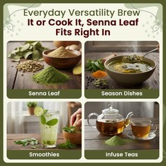 Organic Way Senna Leaf Powder – Organic, Kosher & USDA Certified