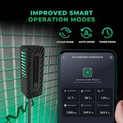 Mars Hydro Ifresh 4″Inline Fan Carbon Filter Kit Smart APP Control for Grow Tent