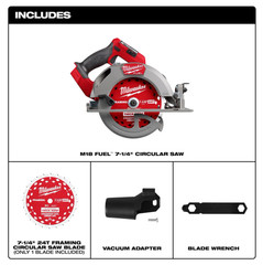 Milwaukee 2834-20 M18 FUEL 7-1/4″ Cordless Circular Saw (Tool Only)