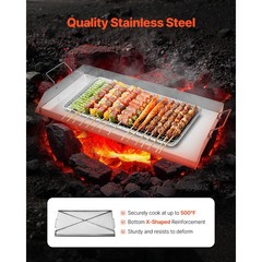VEVOR Flat Top Griddle Gas Grill Solid Flat Top Grill Stove 32″ x 17″
