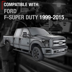 Exterior Door Handle, Passenger Side for Ford F-250 F-350 F-450 F-550 Super D…
