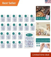 200 Packs 300CC Oxygen Absorbers for Food Storage, Food Grade Oxygen Absorber…