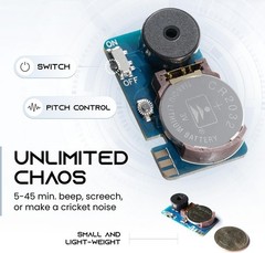 AnnoyingPCB – The Prank Device That Won’t Stop Beeping for 3 Years