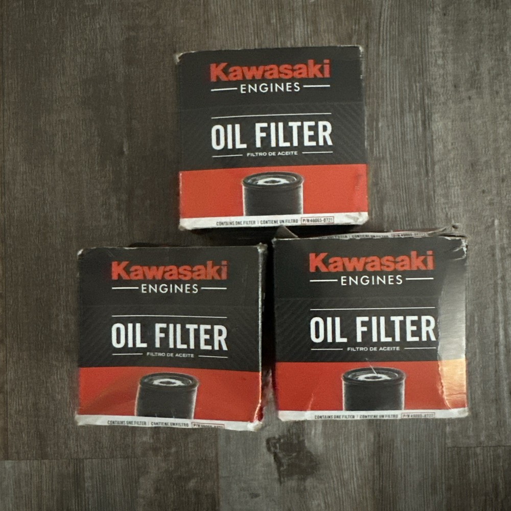 Kawasaki 49065-0736 Oil Filter 3 Pack Replaces 49065-0721