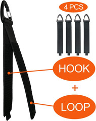 Extension Cord Holder Organizer 4 Pack, Heavy Duty Hose Hanger Straps for Garage