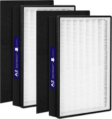 2 Pack Type A2 HEPA Filter with Filtrete Room A2 Air Purifier Models FAP-C02-…