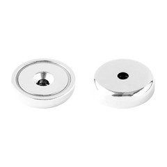 32mm Neodymium Rare Earth Countersunk Cup/Pot Mounting Magnets N42 (4 Pack)