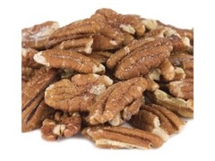 PECANS – Roasted / Salted Mammoth Pecan Halves – Select Weight