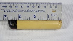Vintage Oral Kit Bakelite Travel Red Toothbrush