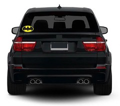 Diecut Vinyl BATMAN LOGO Decal Sticker Comic Dark Knight Colored