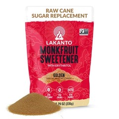 Lakanto Golden Monk Fruit Sweetener With Erythritol, 8.29 Ounce (Pack of 1)