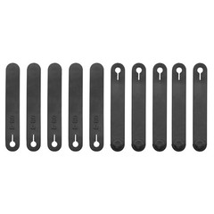 10Pcs Rubber Cable Ties Straps for Wire Management,Motorcycle Clutch Line