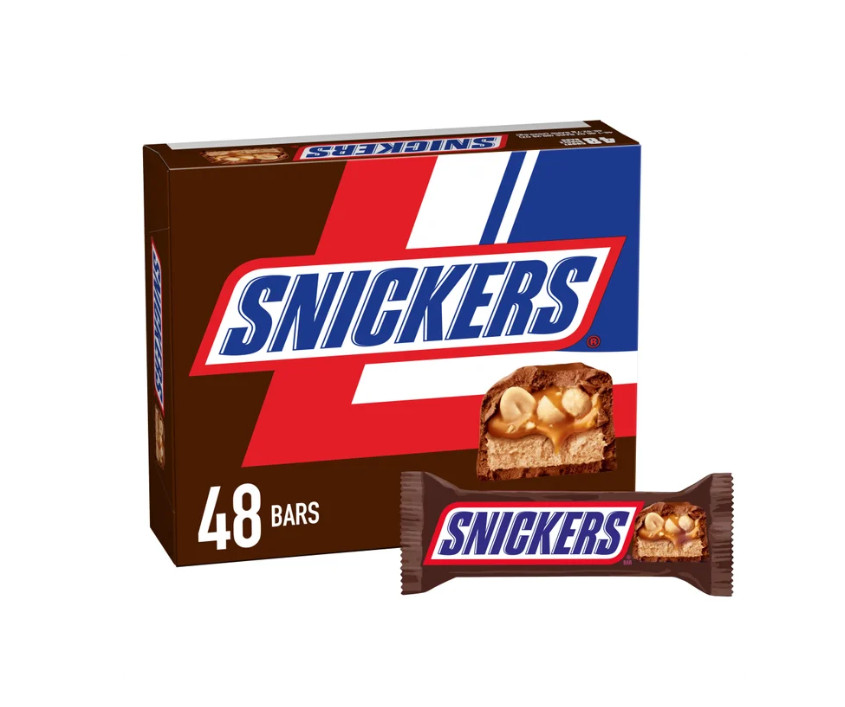 SNICKERS Nougat Chocolate Bars Bulk Pack (1.86 oz, 48 Count)